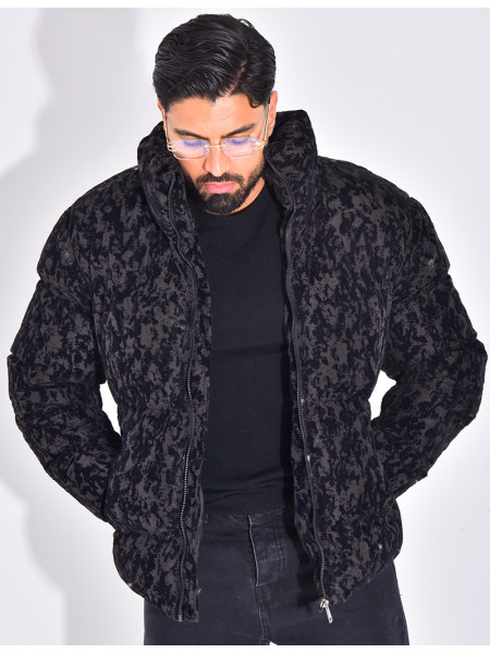 Doudoune matelassée à motifs