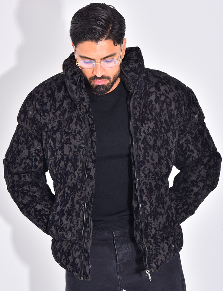 Doudoune matelassée à motifs