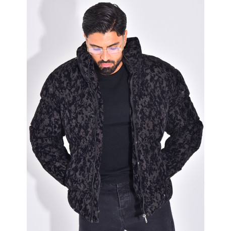 Doudoune matelassée à motifs