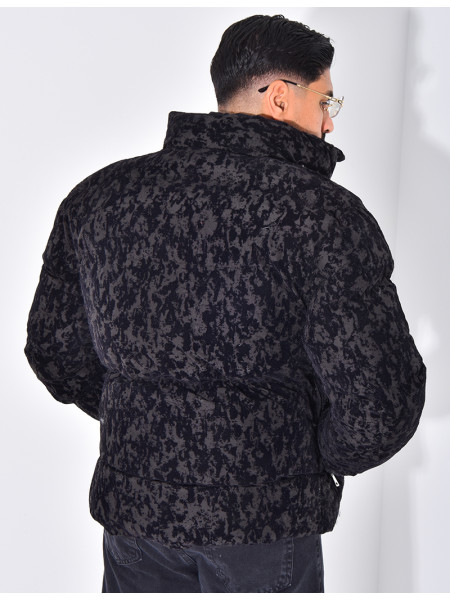 Doudoune matelassée à motifs