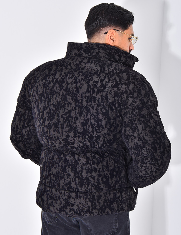 Doudoune matelassée à motifs