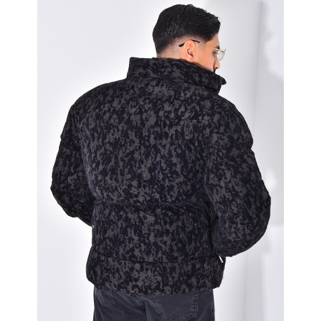 Doudoune matelassée à motifs