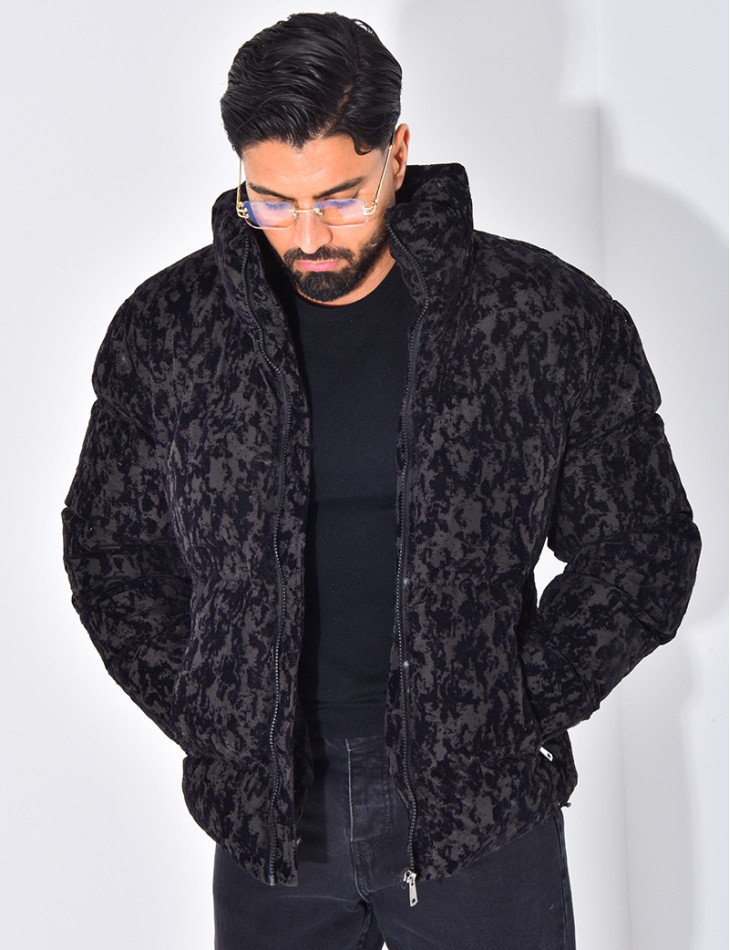 Doudoune matelassée à motifs