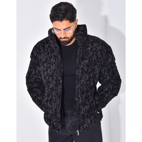 Doudoune matelassée à motifs