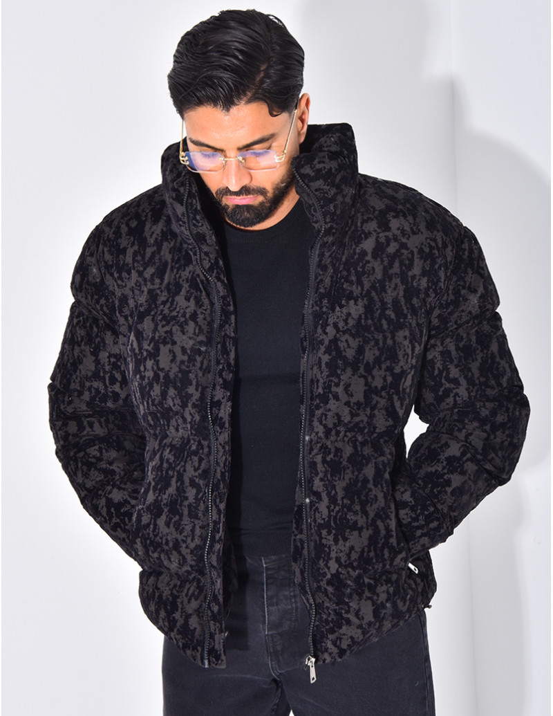 Doudoune matelassée à motifs