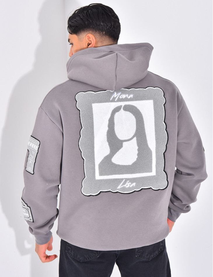 Sweat à capuche "Mona Lisa"