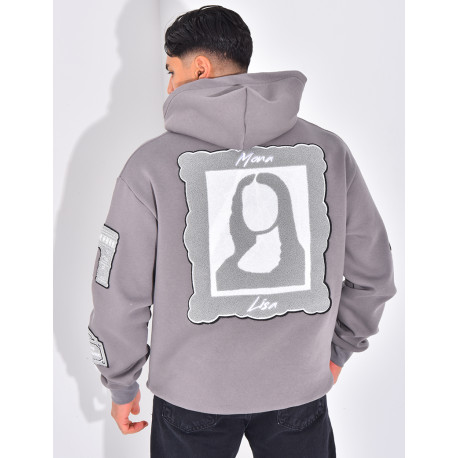 Sweat à capuche "Mona Lisa"