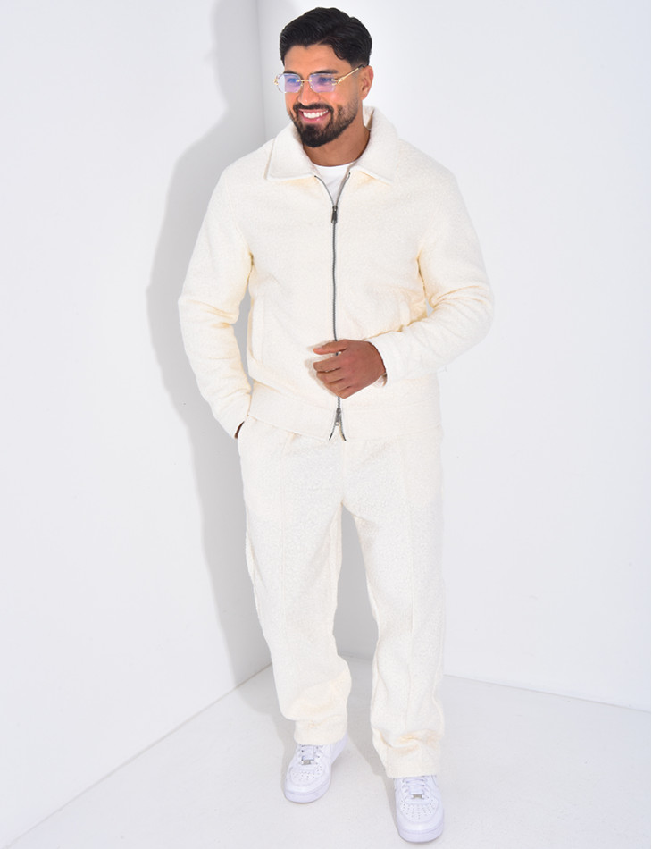 Ensemble en peau de mouton pantalon et veste