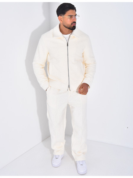 Ensemble en peau de mouton pantalon et veste