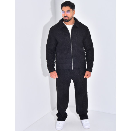 Ensemble en peau de mouton pantalon et veste