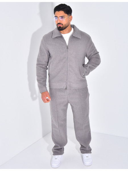 Ensemble en peau de mouton pantalon et veste
