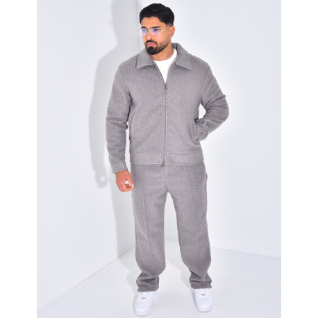 Ensemble en peau de mouton pantalon et veste
