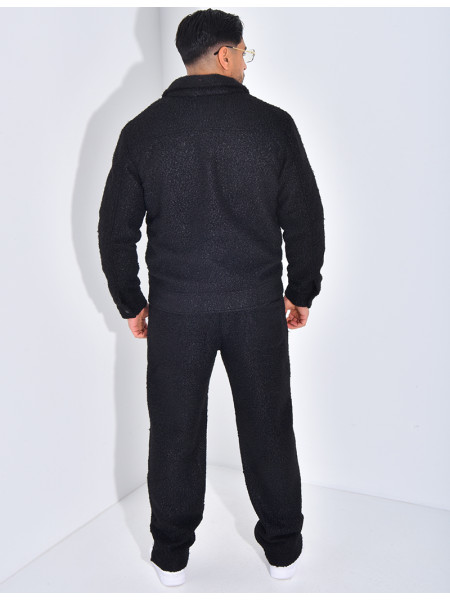 Ensemble en peau de mouton pantalon et veste