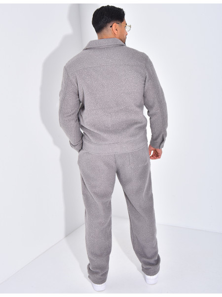 Ensemble en peau de mouton pantalon et veste