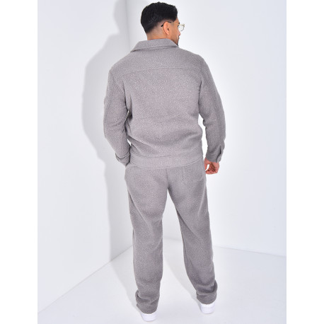 Ensemble en peau de mouton pantalon et veste