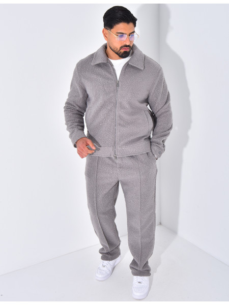 Ensemble en peau de mouton pantalon et veste