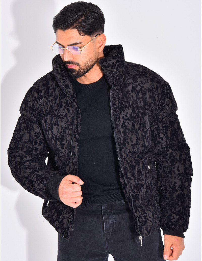 Doudoune matelassée à motifs