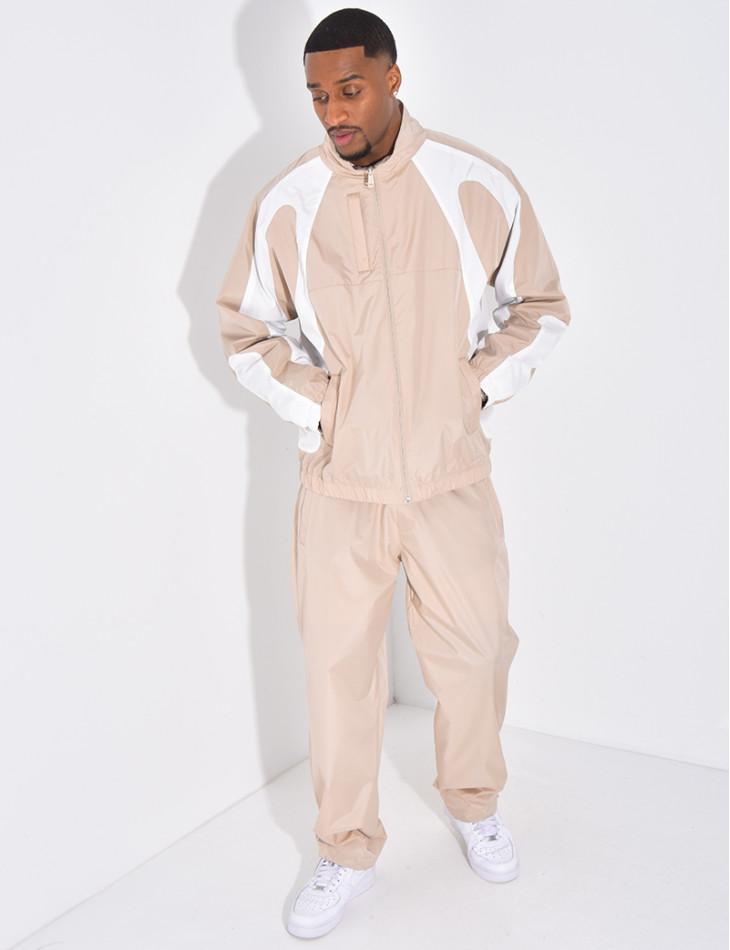 Shirt and trousers set with pockets