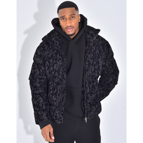 Doudoune matelassée à motifs