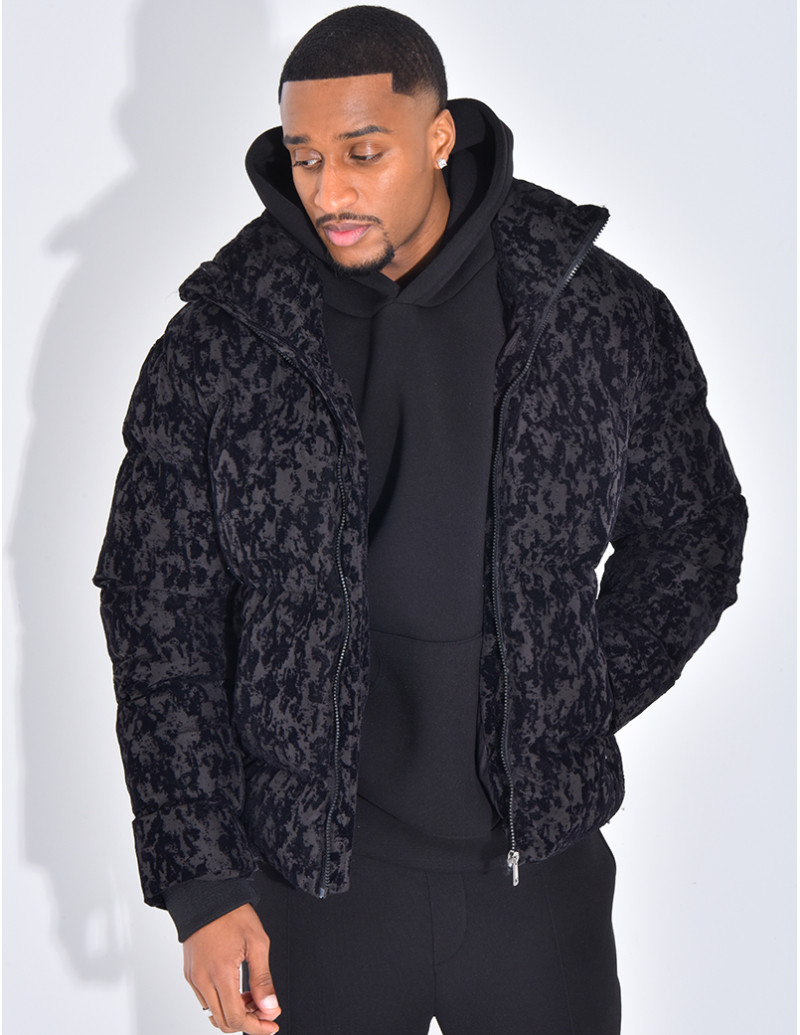 Doudoune matelassée à motifs