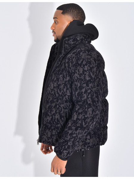 Doudoune matelassée à motifs