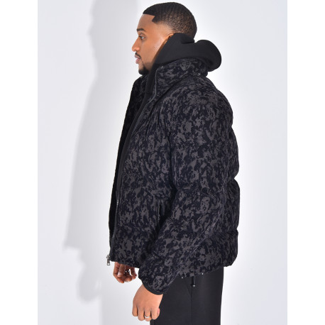 Doudoune matelassée à motifs