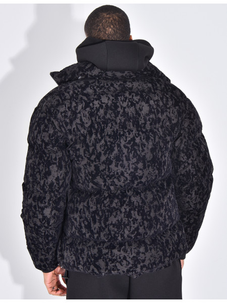 Doudoune matelassée à motifs