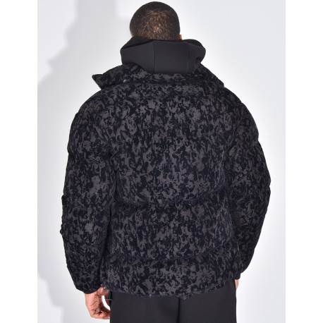 Doudoune matelassée à motifs
