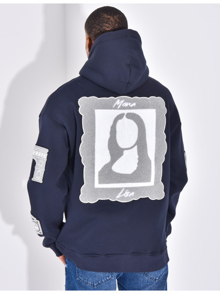 Sweat à capuche "Mona Lisa"