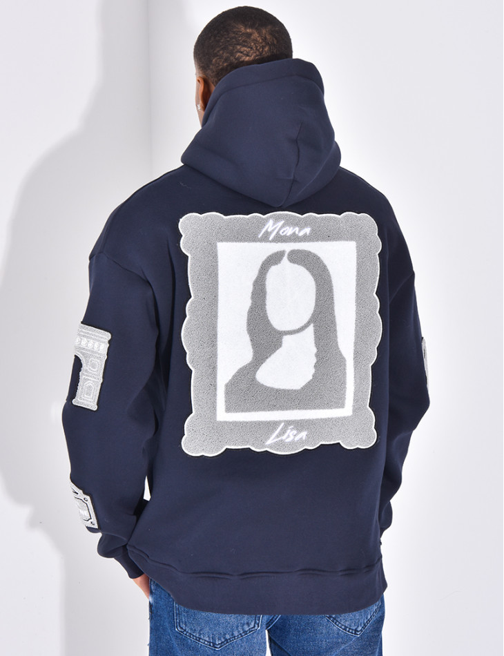 Sweat à capuche "Mona Lisa"