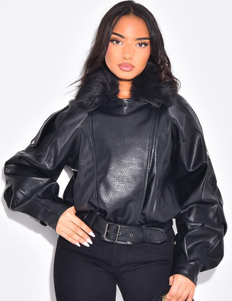 Blouson aviateur en...