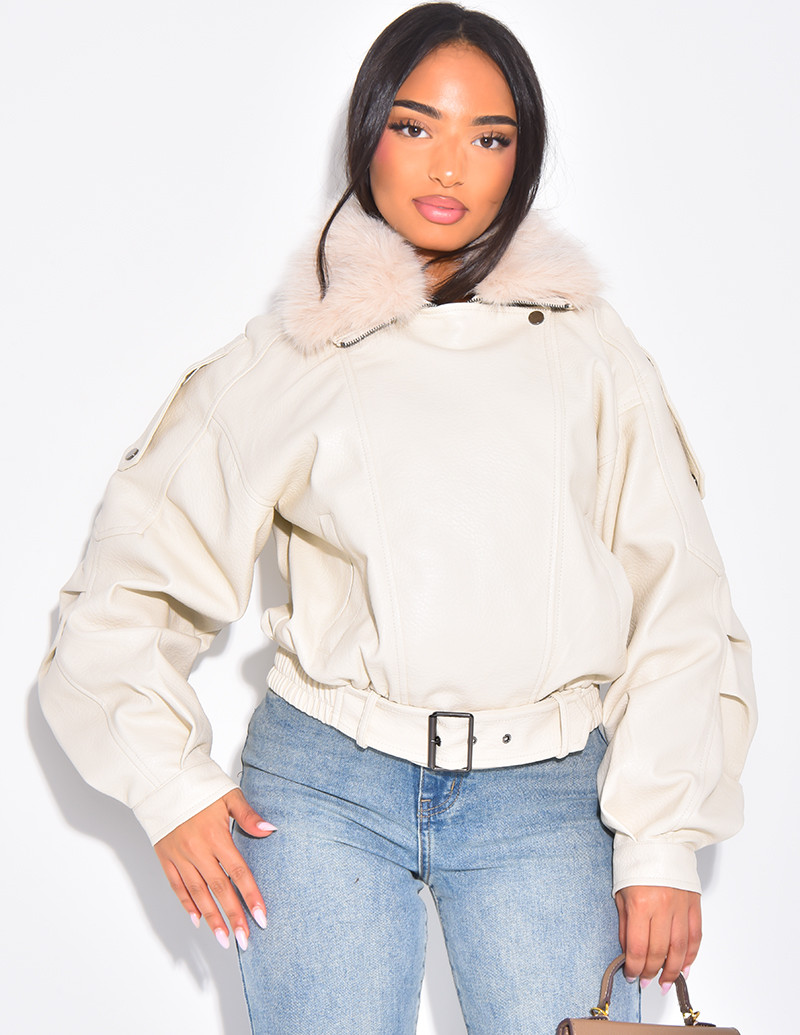 Blouson aviateur en...