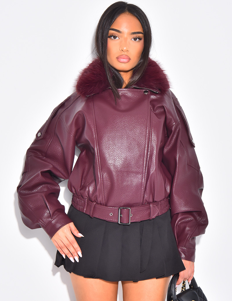 Blouson aviateur en...