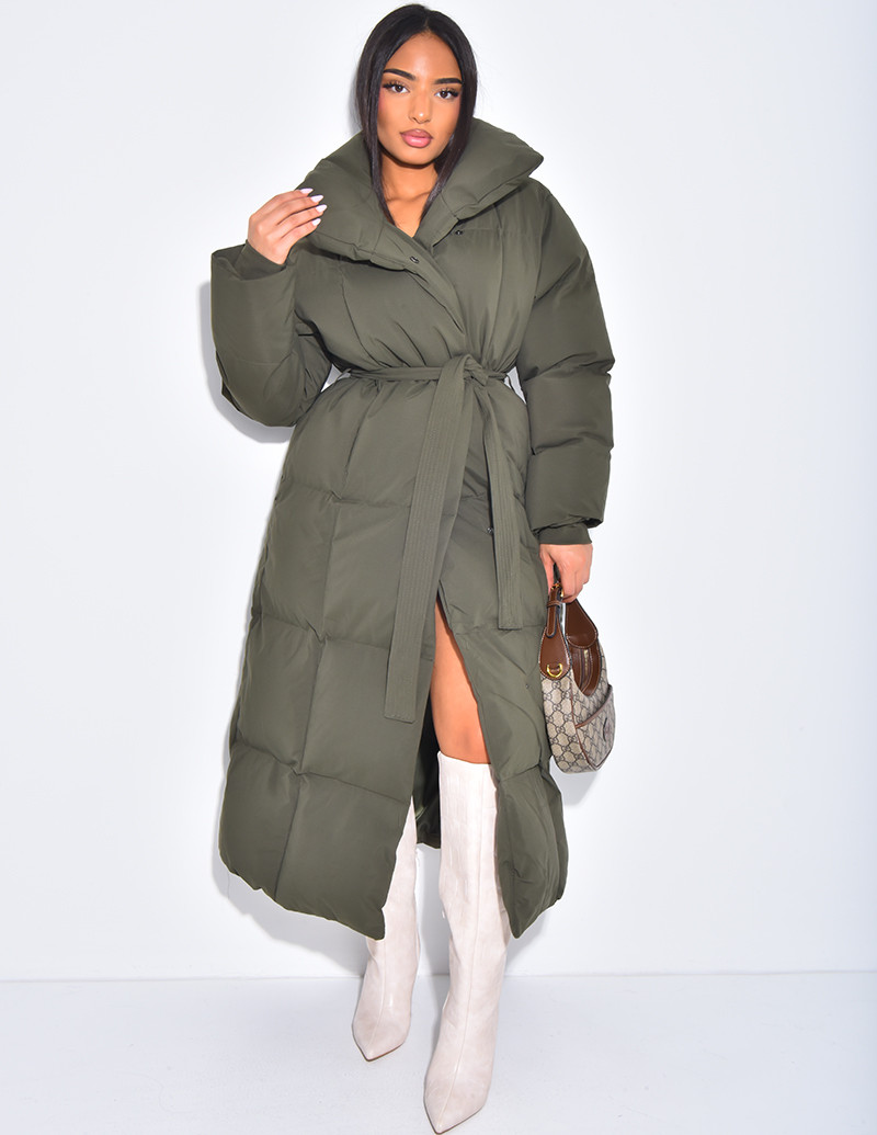 Doudoune longue matelassée...