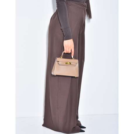 Weit geschnittene Anzughose mit Puffeffekt