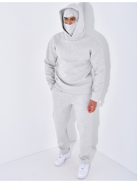 Ensemble pantalon et sweat à capuche avec cagoule intégrée