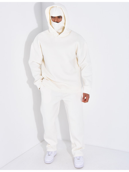 Ensemble pantalon et sweat à capuche avec cagoule intégrée
