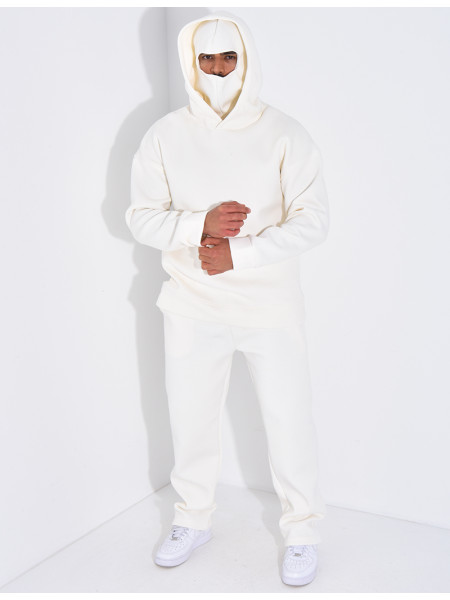 Ensemble pantalon et sweat à capuche avec cagoule intégrée