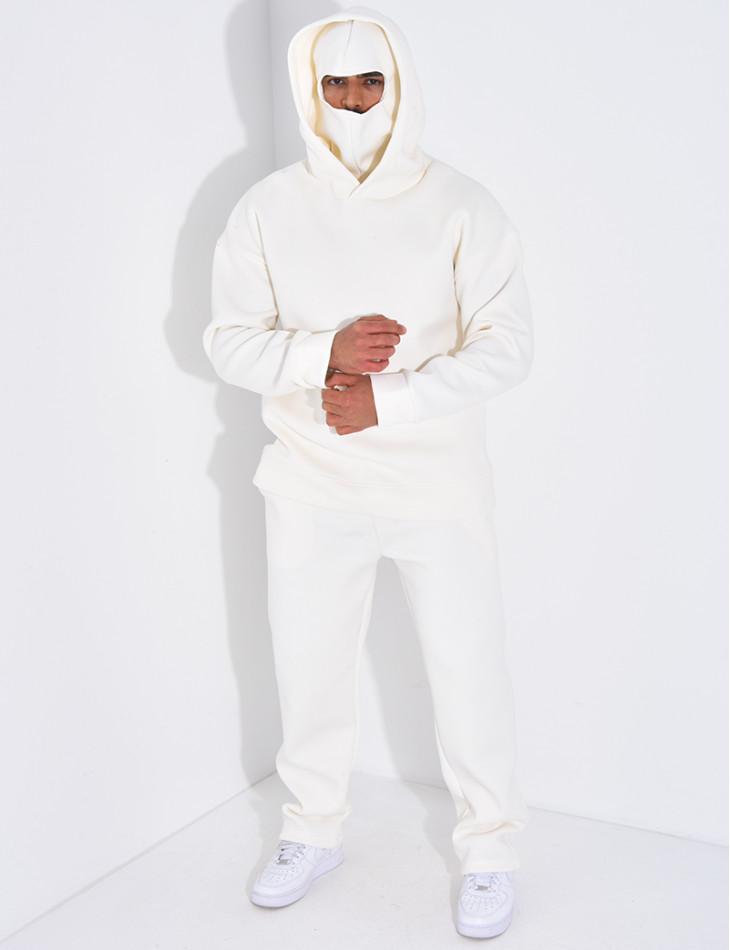 Ensemble pantalon et sweat à capuche avec cagoule intégrée