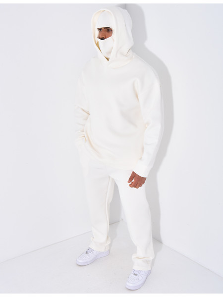 Ensemble pantalon et sweat à capuche avec cagoule intégrée