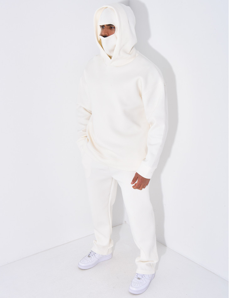 Ensemble pantalon et sweat à capuche avec cagoule intégrée