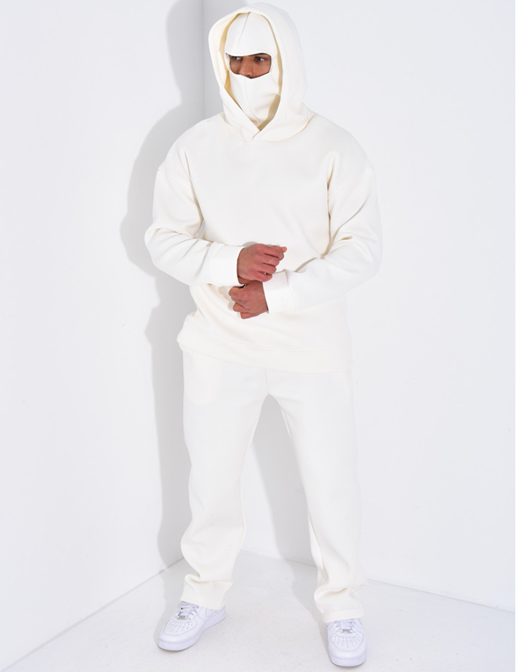 Ensemble pantalon et sweat à capuche avec cagoule intégrée