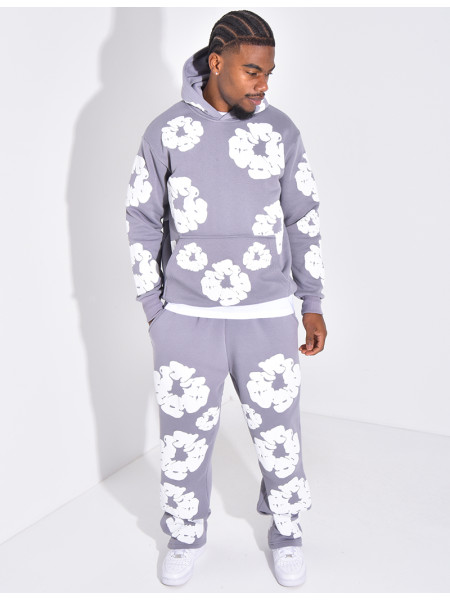 Ensemble à fleurs pantalon et sweat