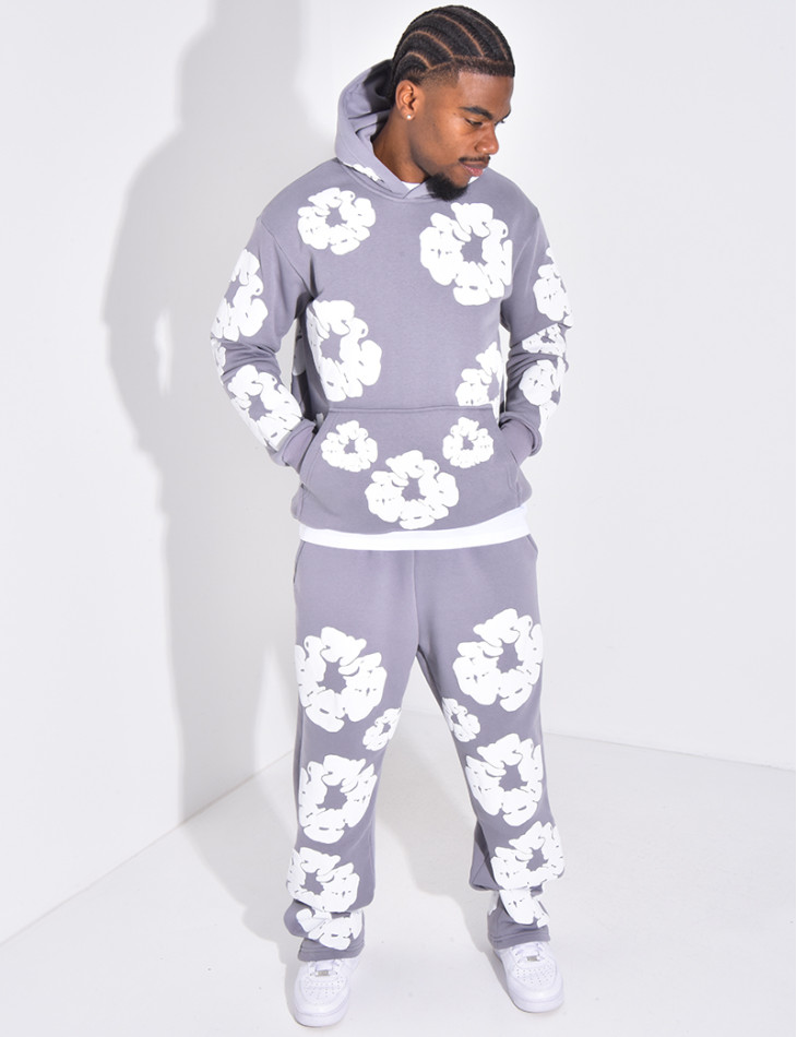 Ensemble à fleurs pantalon et sweat