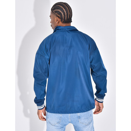 Thin jacket with letter C