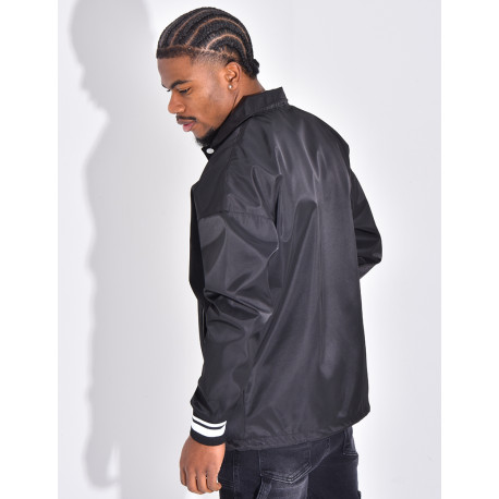 Thin jacket with letter C