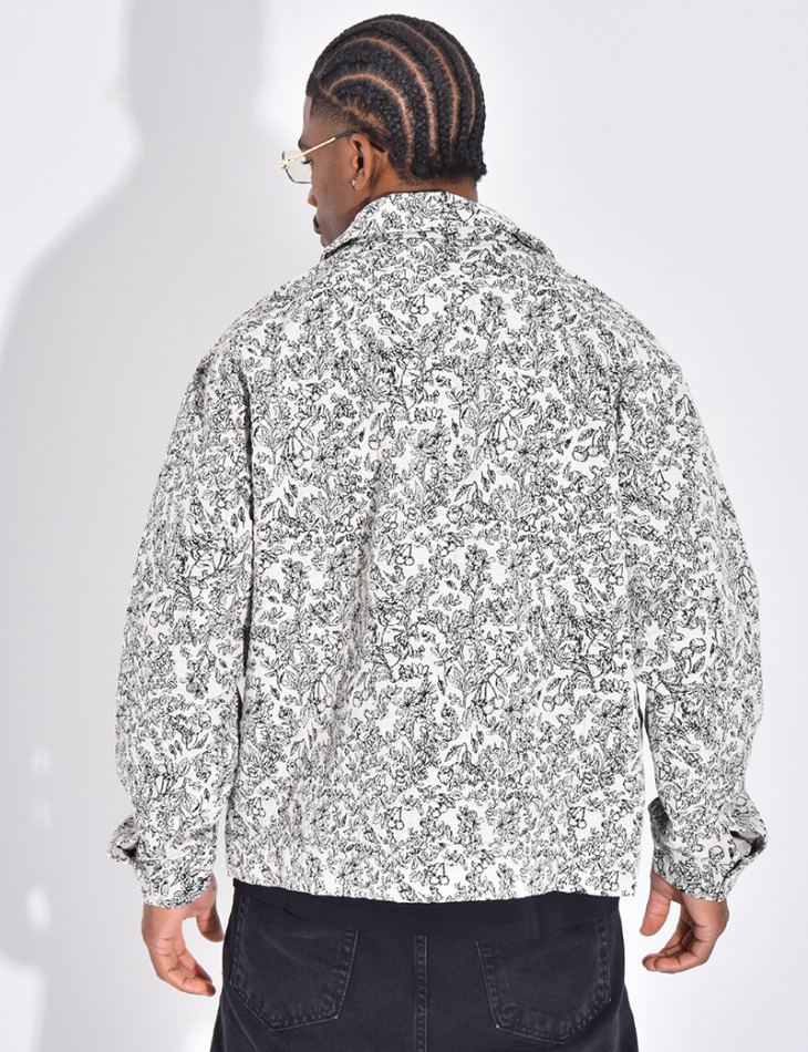 Veste à motifs