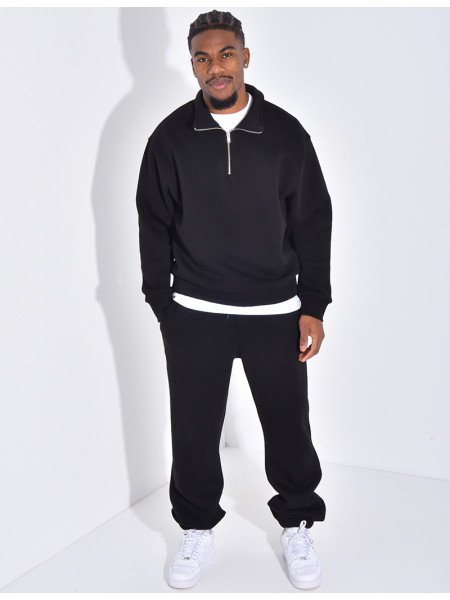 Ensemble pantalon et sweat zippé
