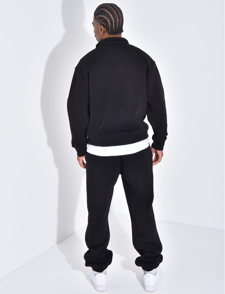 Ensemble pantalon et sweat zippé