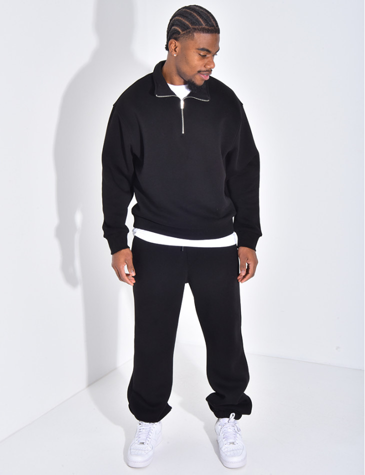Ensemble pantalon et sweat zippé